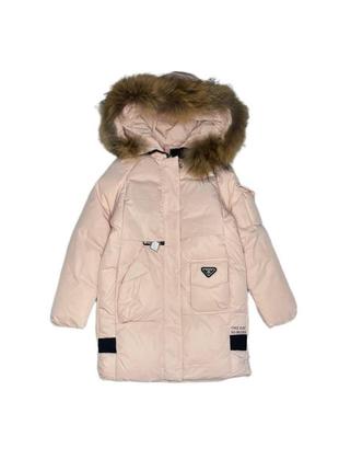 Пальто зимнее для девочки lh23-17