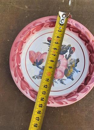 Фарфоровая интерьерная тарелка.