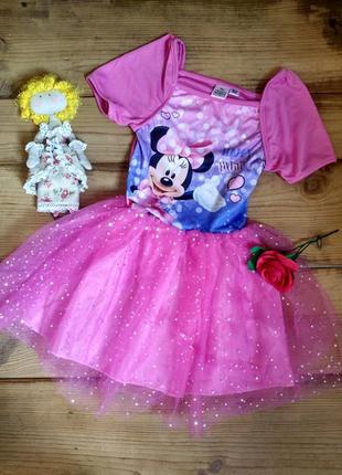 Красиве нарядне плаття disney minnie mouse, 128/134