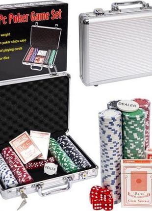 Km202005 набір для покера, валіза 200 фішок