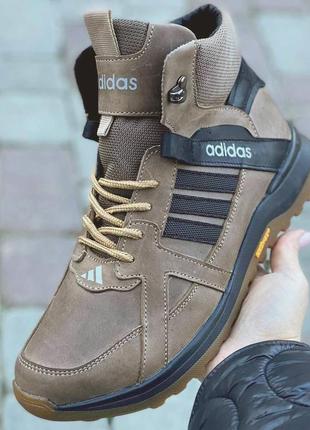 Шкіряні  черевики чоловічі adidas ❄️