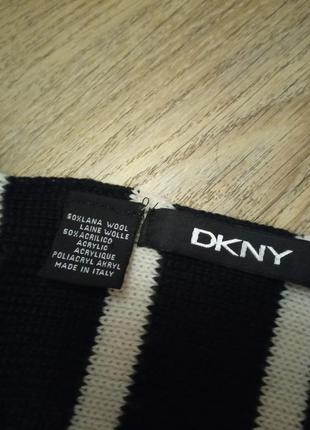 Продам абсолютно новый шарф из натуральной шерсти от известного бренда donna karan6 фото