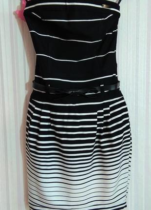 Стильное платье с поясом тм "la&b&la" р. м
