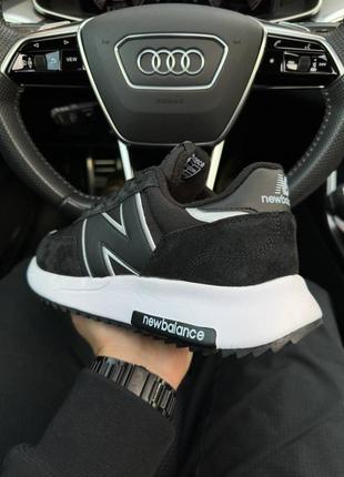 ❄️чоловічі кросівки new balance runner fleece termo black white3 фото