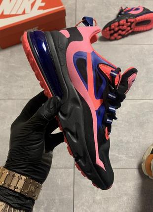 🖤🌺nike air max react 270 black pink🖤🌺, кроссовки женские найк5 фото