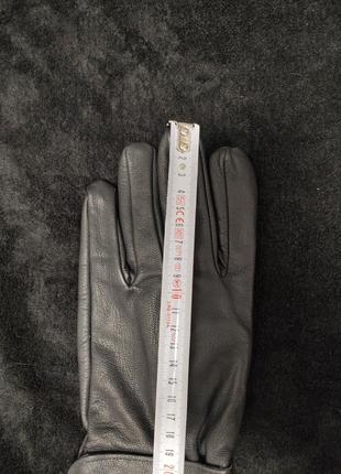 Швейцария армейские качественные кожаные мужские перчатки черные зимние р.  m9 фото