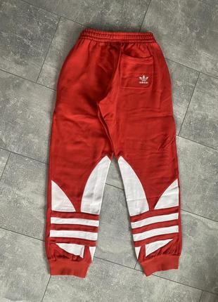 Спортивный костюм adidas originals красный худи8 фото