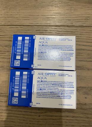 Контактные линзы air optix aqua2 фото