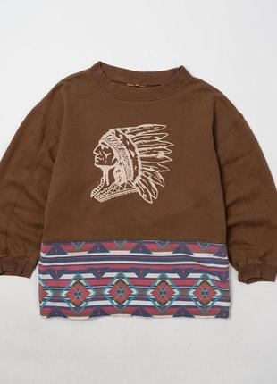 Vintage indian sweatshirt aztec чоловічий світшот