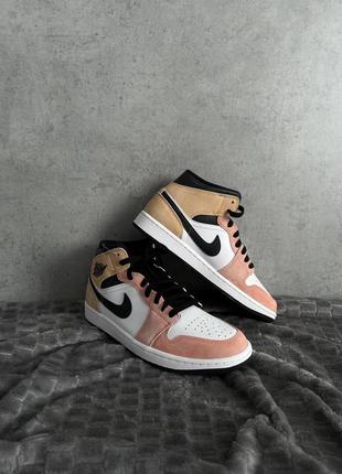 Кроссовки nike air jordan 1 mid se3 фото