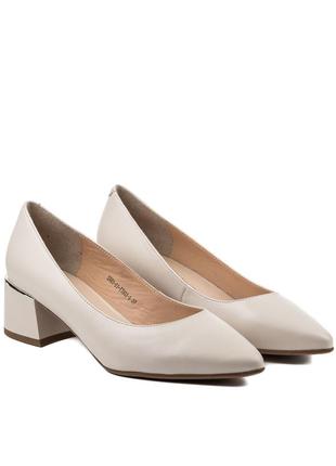 Туфли женские на низком каблуке 2257т