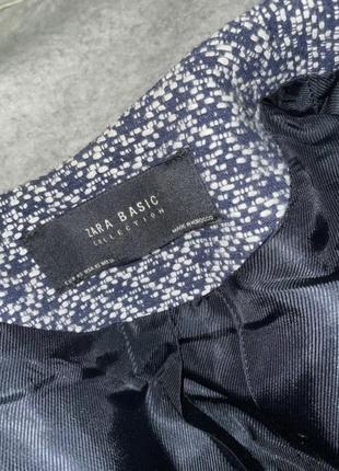 Zara пиджак по фигуре в орнамент4 фото