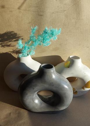 Ваза гипсовая для декора