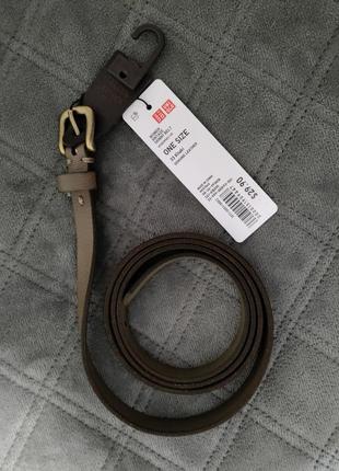Кожаный ремень uniqlo, 112см
