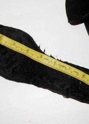 Высокие черные замшевые сапоги осень-еврозима р.387 фото