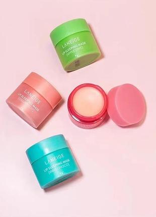 Набір маска для губ laneige lip sleeping mask 4х8г до 2026р5 фото