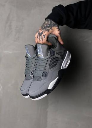 Nike air jordan 4 retro cool grey3 фото