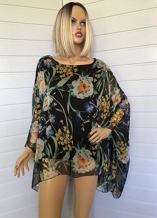 Шифоновая блуза туника