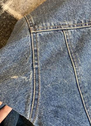 Куртка gap джинсова укорочена зима9 фото