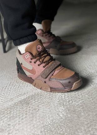 Nike air trainer  1 travis scott brown 6