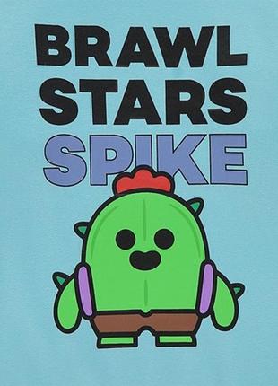 Толстовка с принтом spike slogan brawl stars george 6918, 66383 фото