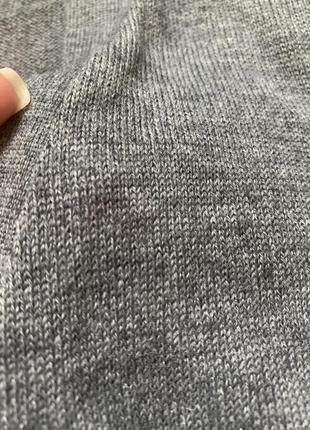 Удобный базовый джемпер-кардиган, 50% шерсти. трендовый оттенок серого