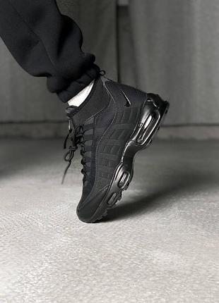 Nike air max 95 sneakerboot black 3