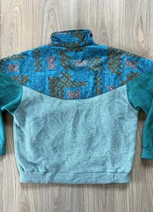 Мужская винтажная флисовая кофта флиска eider polartec