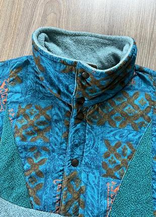 Мужская винтажная флисовая кофта флиска eider polartec