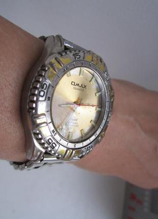 Часы мужские наручные "qmax" рабочие. кварц №46 фото