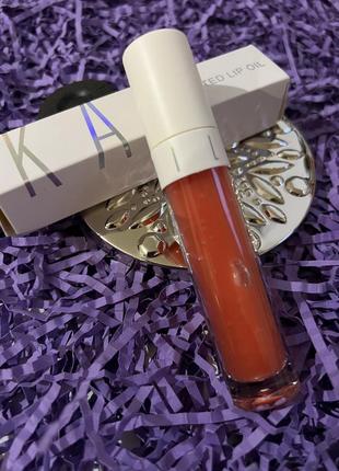 Зволожувальна олія з тинтом для губ kab hydrating tinted lip oils, відтінок poker face3 фото