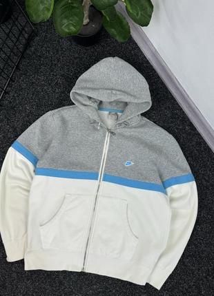 Мужское vintage zip hoodie nike1 фото