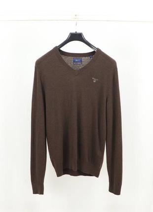 Чоловічий светр gant / size m brown