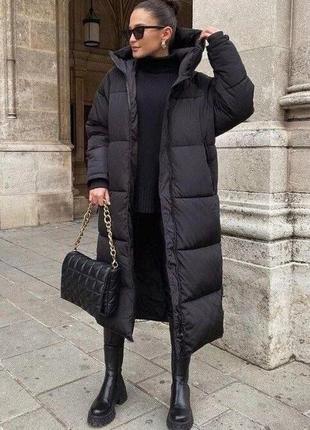 Женское зимнее пальто (42-48)4 фото