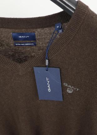 Чоловічий светр gant / size m brown6 фото