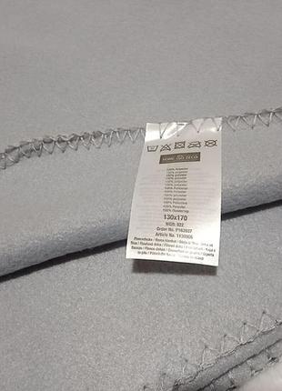 Серый плед home deco