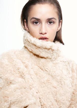 Пухнаста шуба h&m 11934100024 фото