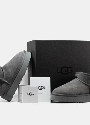 Жіночі замшеві уггі ugg ultra mini platform9 фото