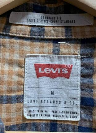 Стильная рубашка с коротким рукавом levis, размер m.7 фото