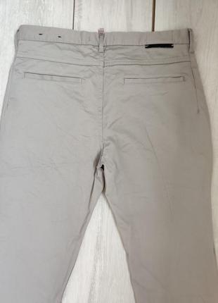 Якісні чоловічі брюки штани світло-сірого кольору 32 р пояс 42 см турція8 фото