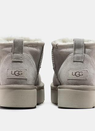 Жіночі замшеві уггі ugg ultra mini platform6 фото