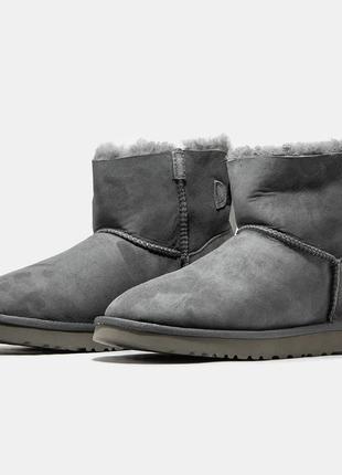 Жіночі замшеві уггі ugg mini bailey bow2 фото