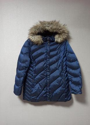 Зимова пухова куртка, натуральний брендовий пуховик charles voegele