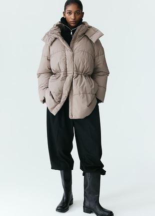 Куртка пуфер с капюшоном h&amp;m 1182315003