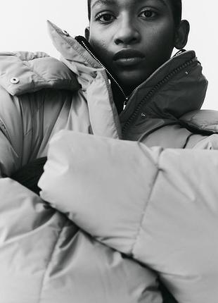 Куртка пуфер с капюшоном h&amp;m 1182315003