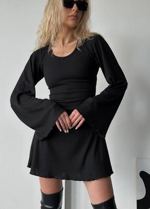 Платье мини рубчик🚀