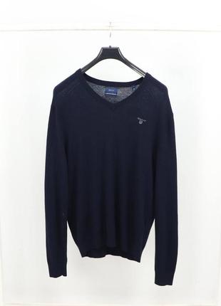 Чоловічий светр gant / xl dark blue