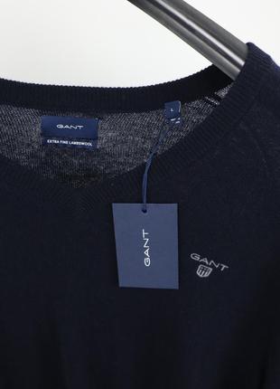 Чоловічий светр gant / xl dark blue5 фото