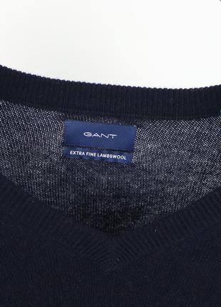 Чоловічий светр gant / xl dark blue6 фото