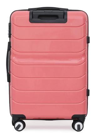 Чемодан дорожный 98 л semi line 30" (l) pink (t5615-3)5 фото